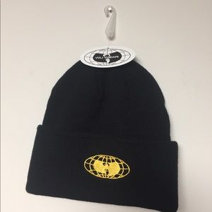 Black wu wear hip hop beanie. New and unused
